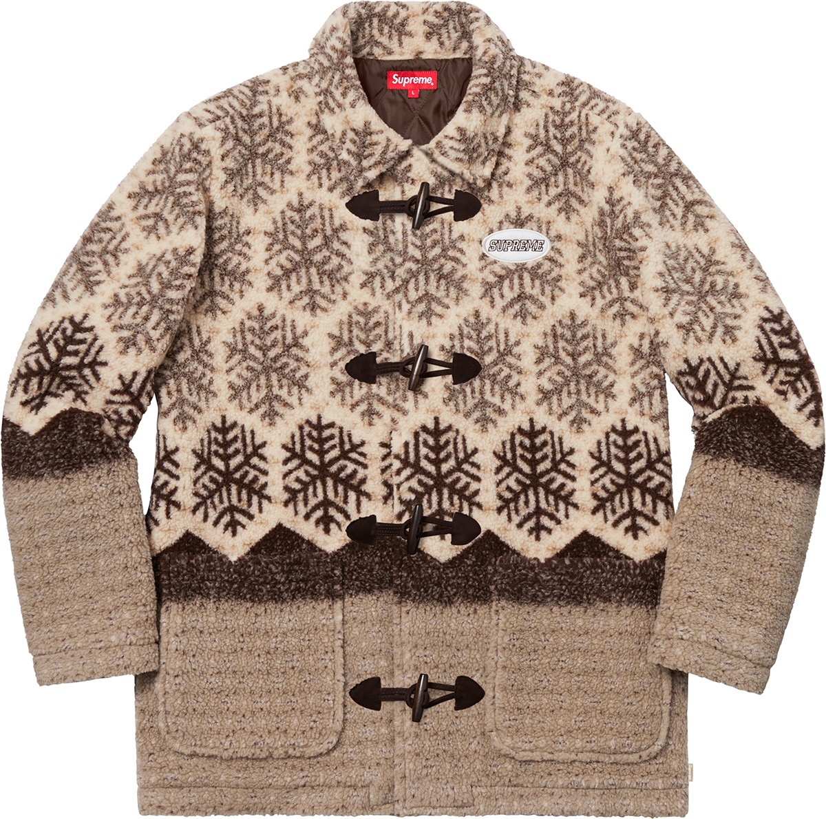Snowflake Toggle Fleece Jacket view 8
